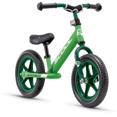 S'COOL PEDEX RACE 12" Balance Bicycle Green 2021 0